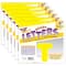 Trend Yellow 4" Casual Uppercase Ready Letters®, 6 Packs